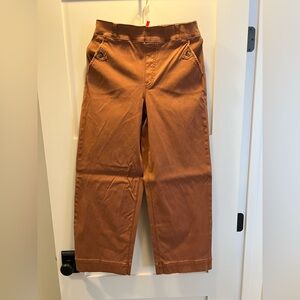 Spanx stretch twill wide leg pull on pants